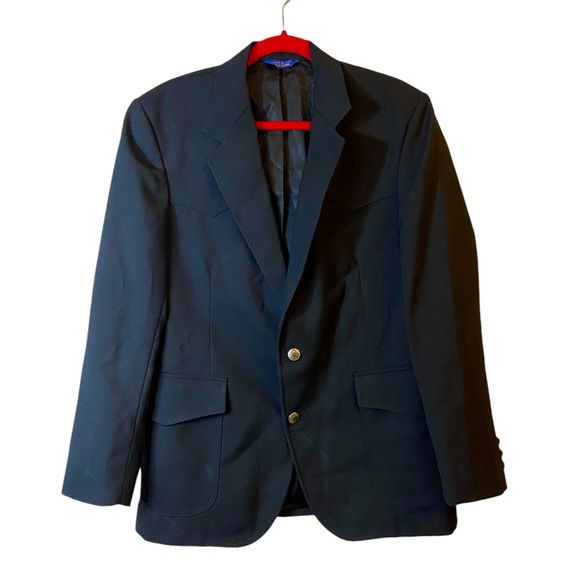 Pendleton Suits & Blazers Mens Vintage Western Black Pendleton